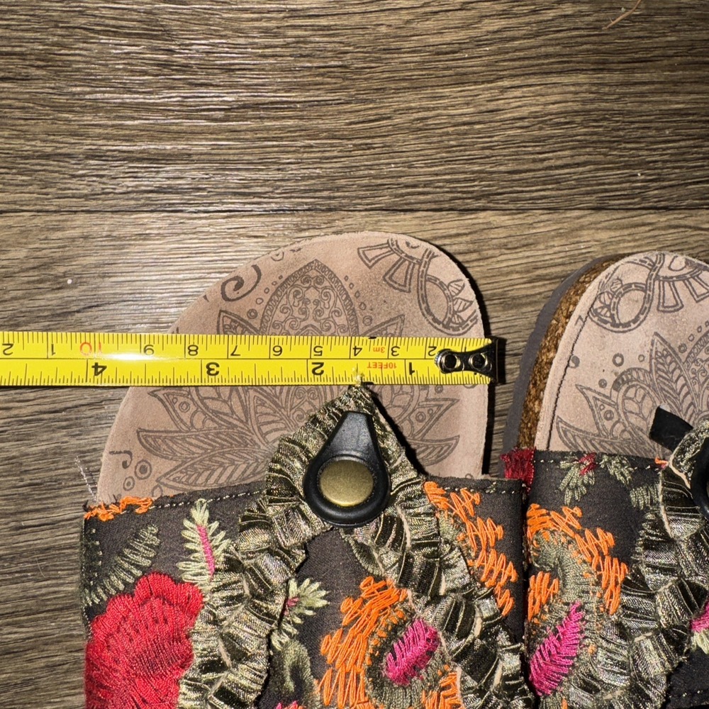 Muk Luks Elaine Braided Thong Flip Flop Sandals Boho Colorful Size 8 NWOT - Picture 14 of 15